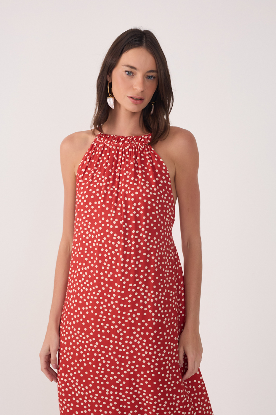 Long Encanto Floral Print Dress