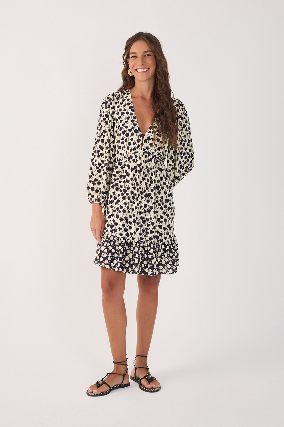 Short Amor Perfeito Print Dress