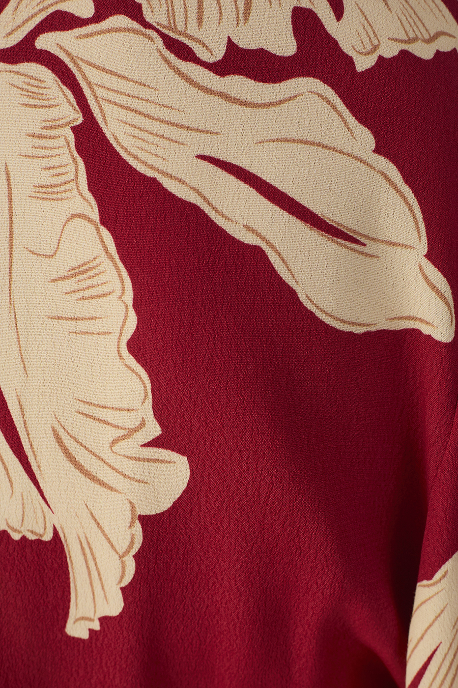Red P¨¦tala Wrap Front Tie Maxi Dress