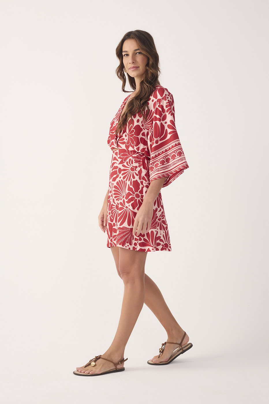 Short Flora Print Dress