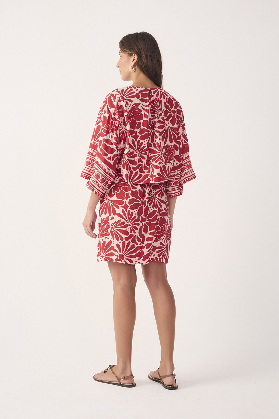 Short Flora Print Dress