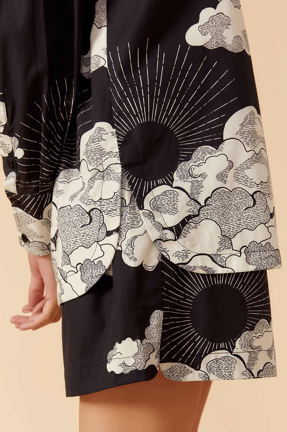 Tricoline Sky Print Shirt