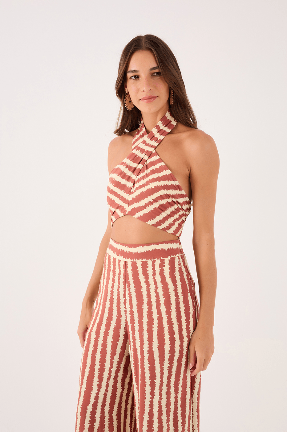 Cara¨ªva Crepe Cross-Front Top