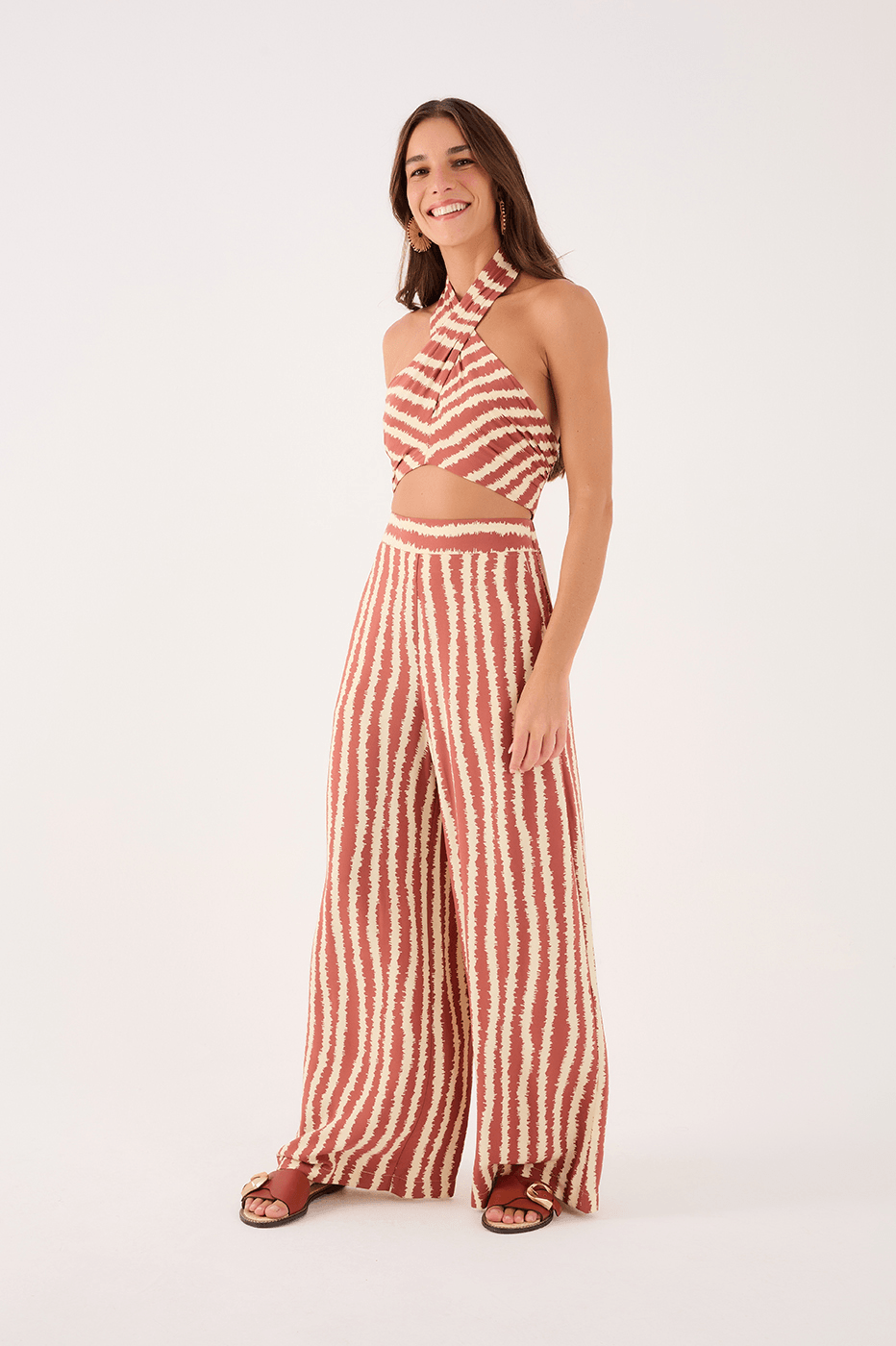 Cara¨ªva Crepe Cross-Front Top