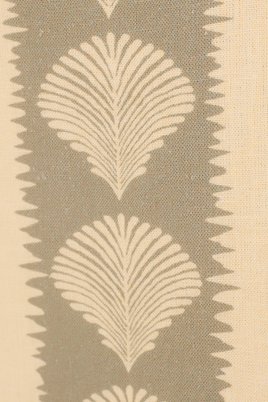 Linen Atins Print Top