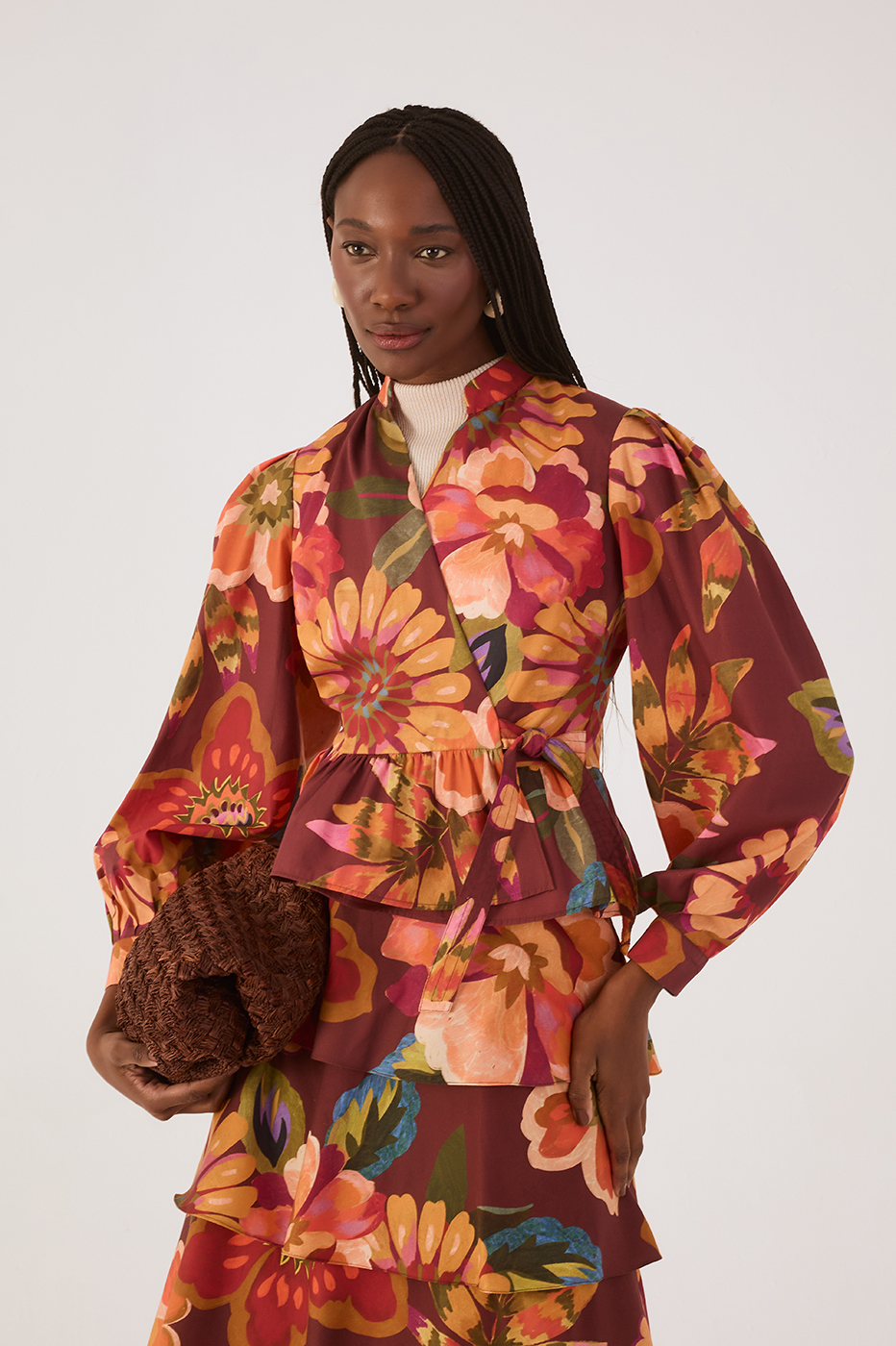 Garden Print Blouse