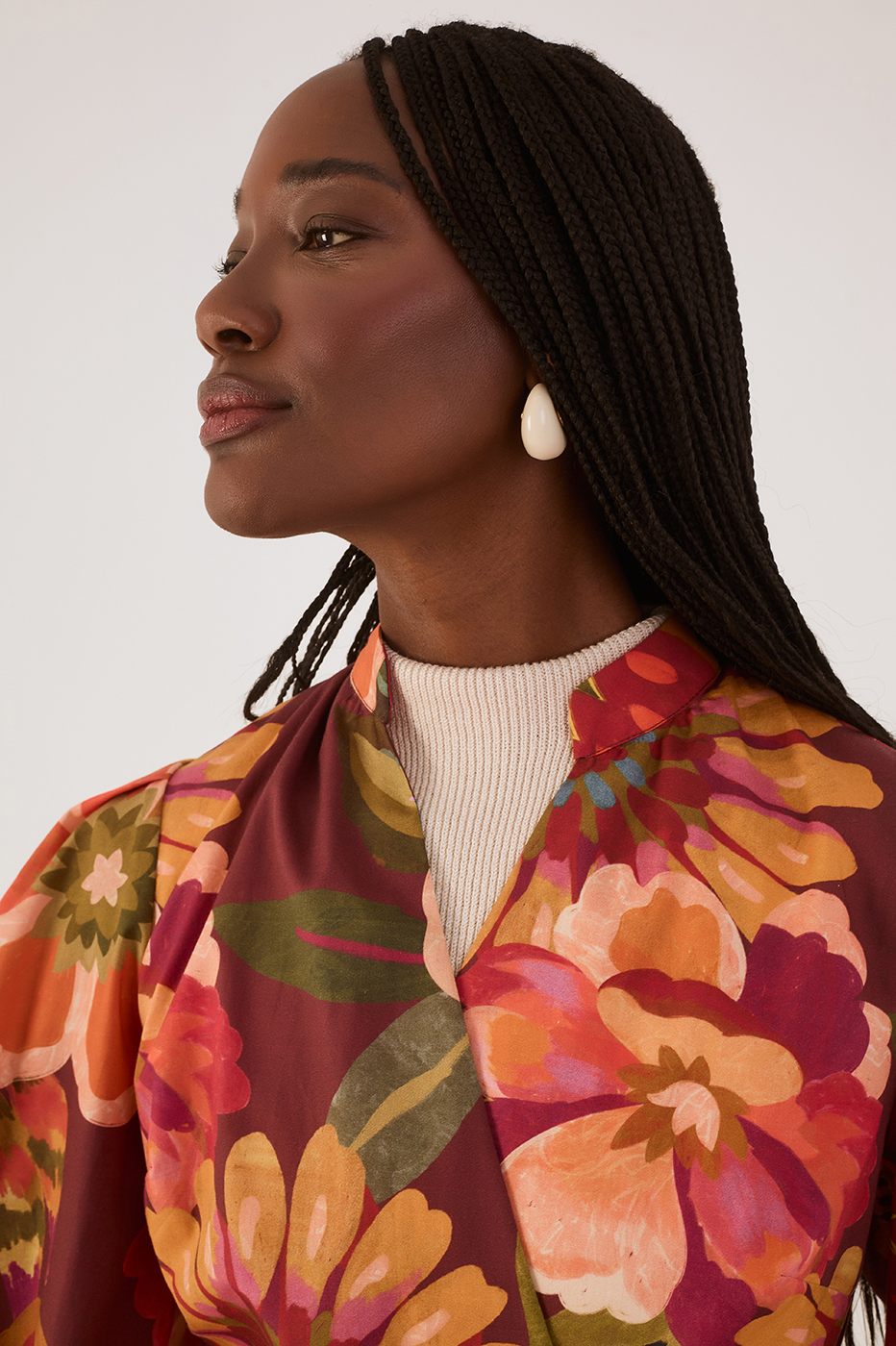 Garden Print Blouse