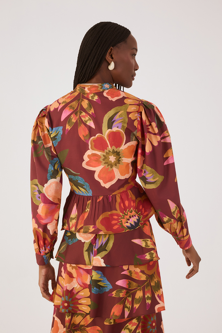 Garden Print Blouse