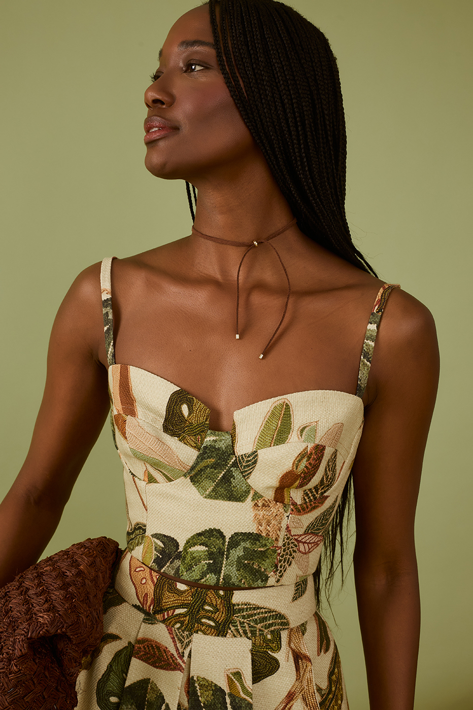 Tropikat Print Top