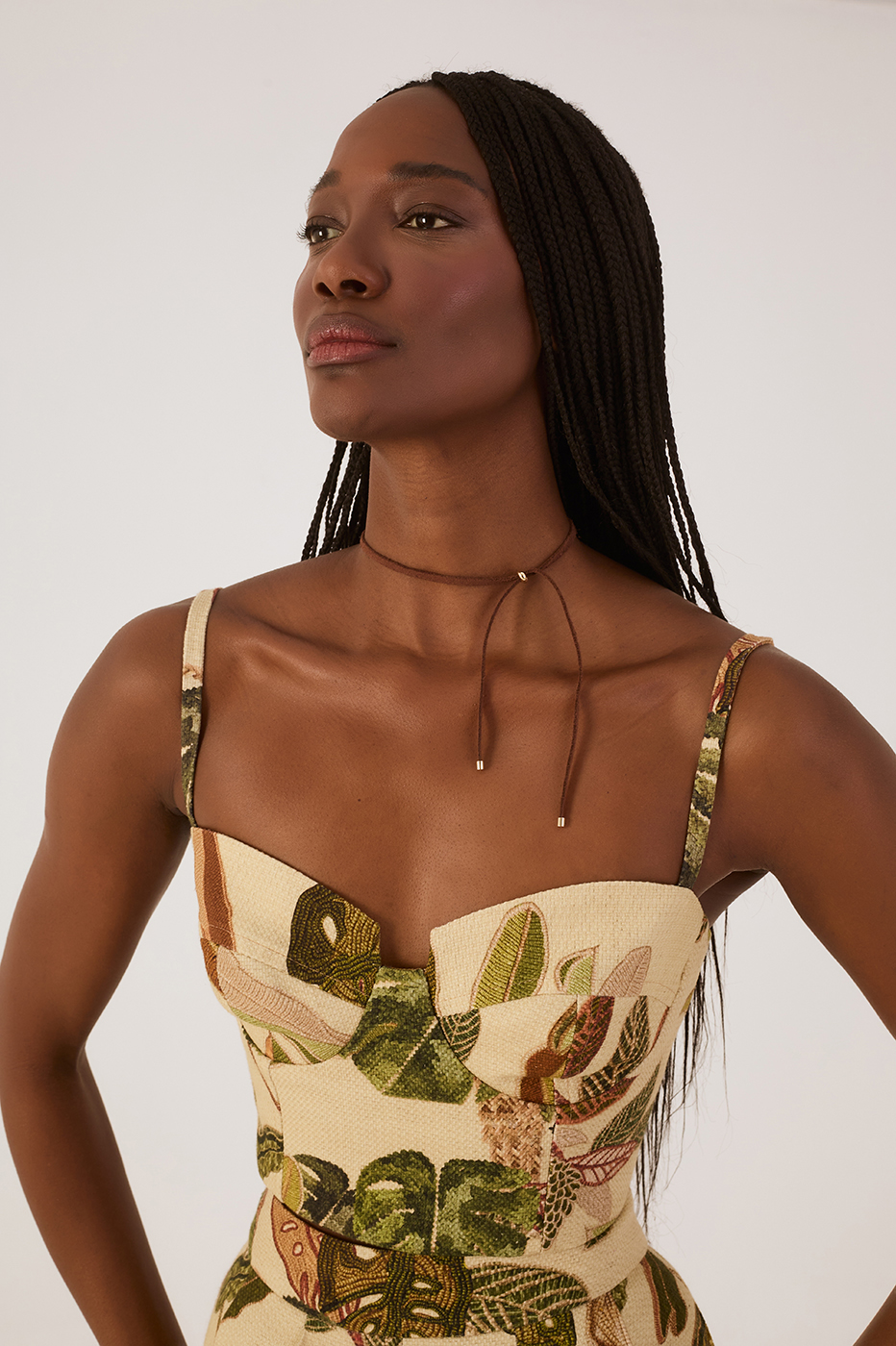 Tropikat Print Top