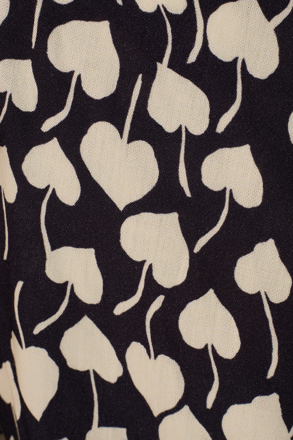 Asymmetric Amor Perfeito Print Blouse