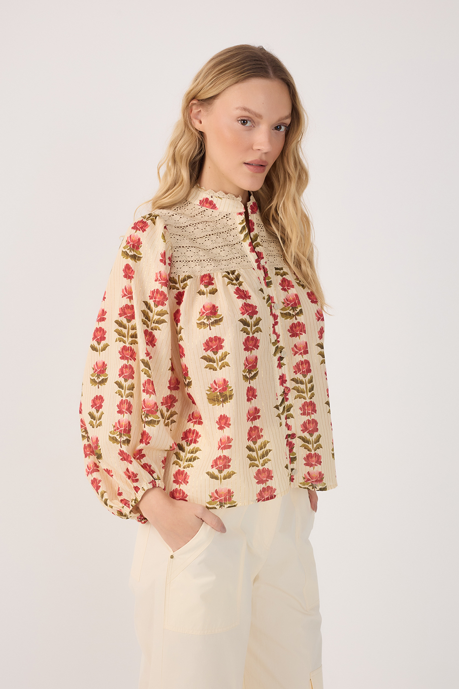 Lurex Cam¨¦lia Print Tunic