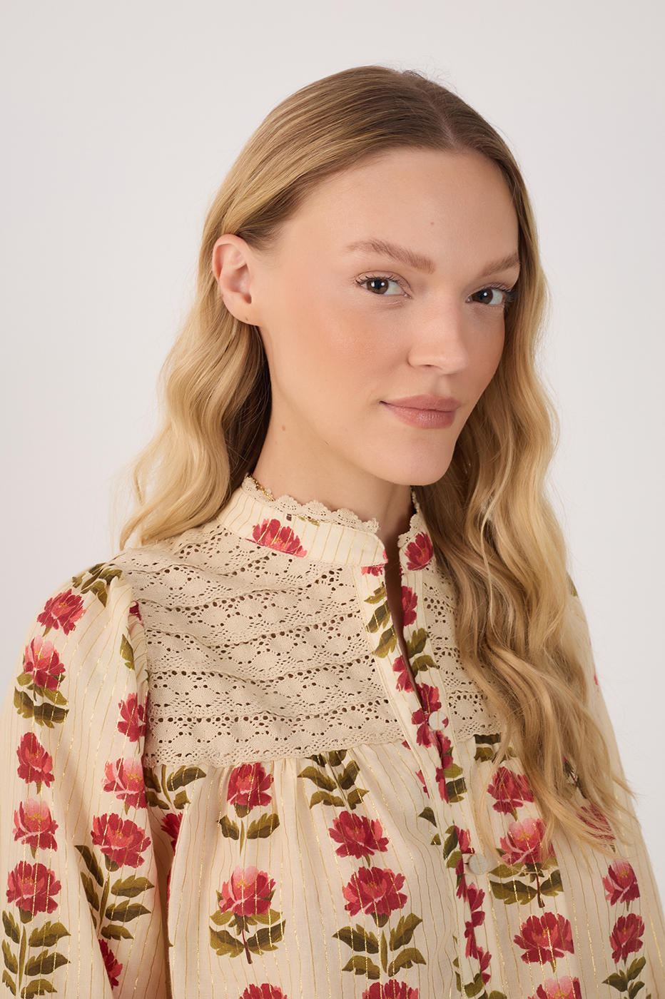 Lurex Cam¨¦lia Print Tunic