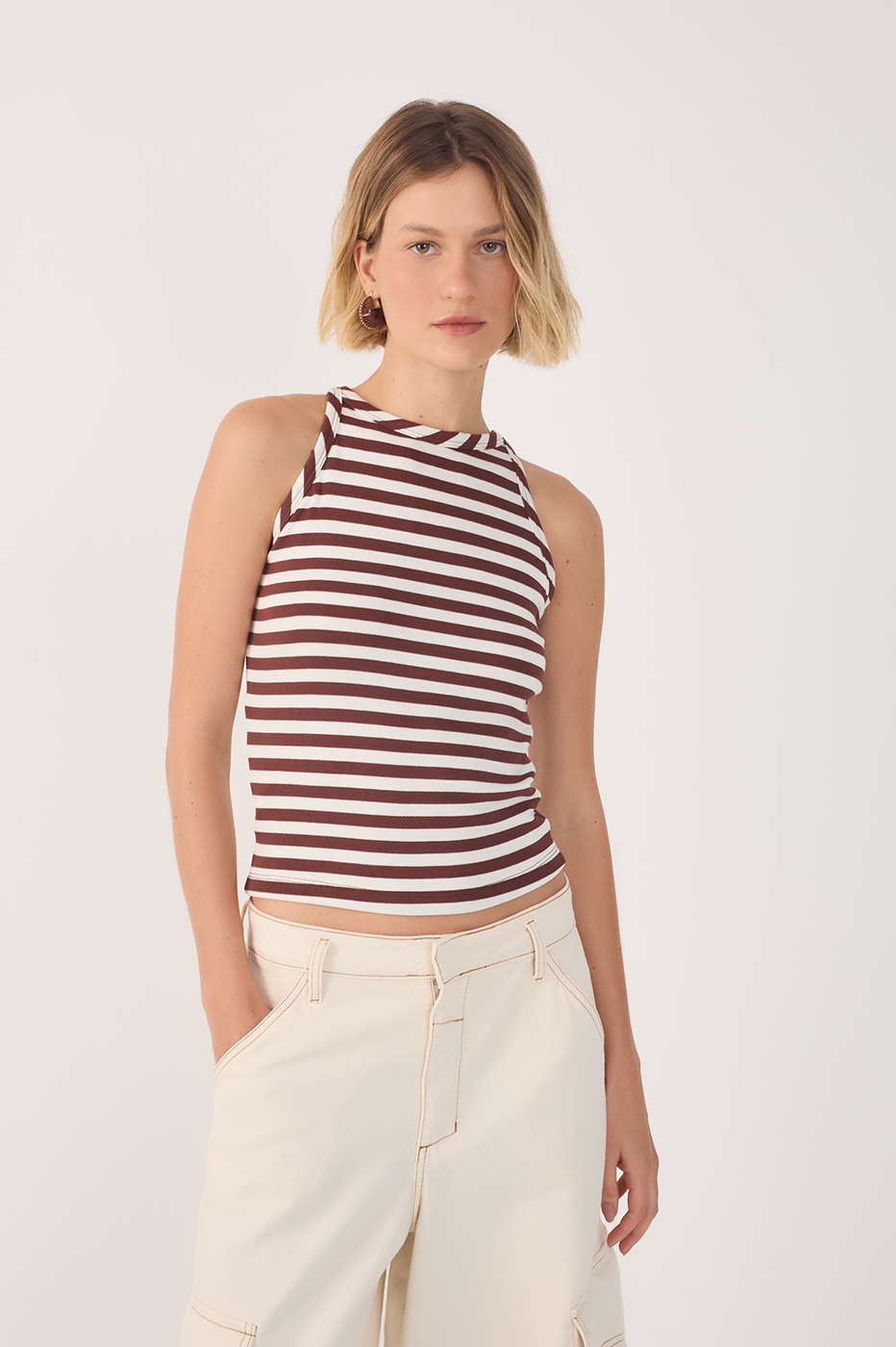 Listra Cedro Print Top