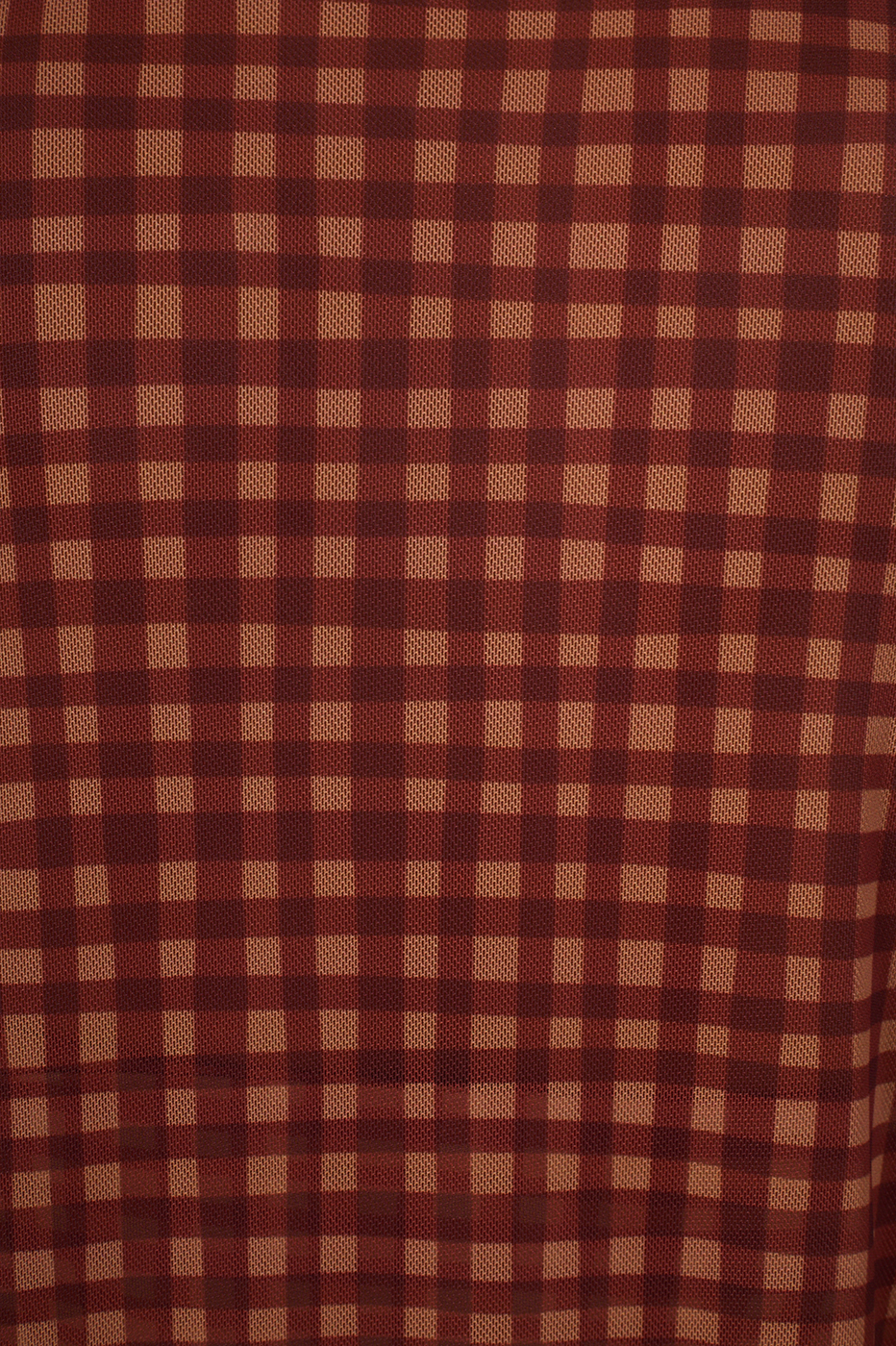 Vichy Print Scarf Tunic
