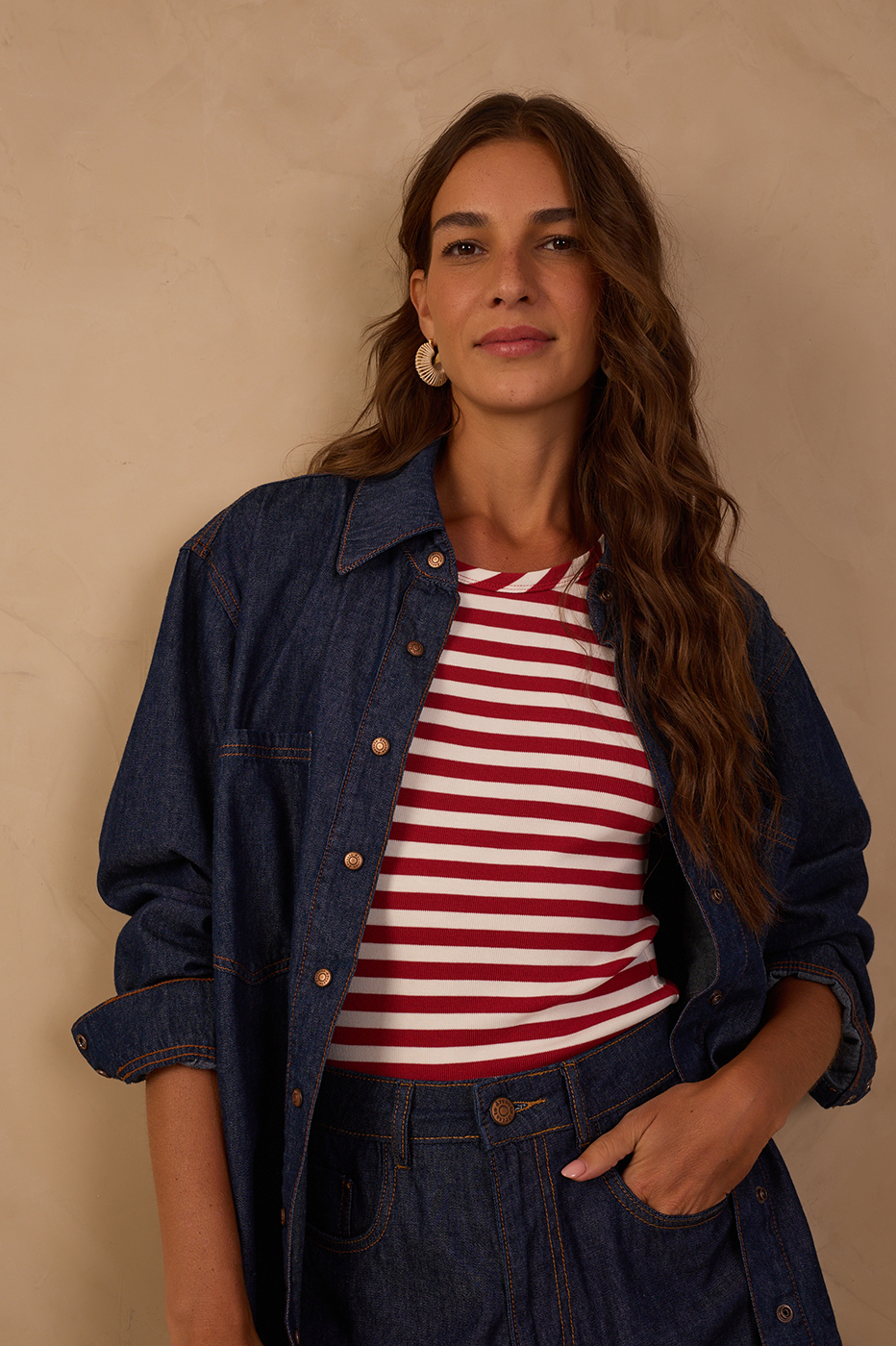 Listra Entardecer Print Top
