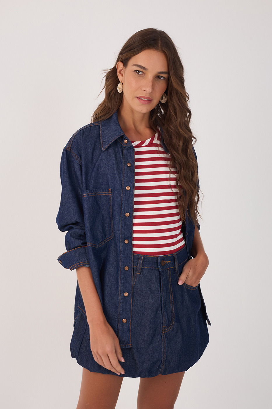 Listra Entardecer Print Top