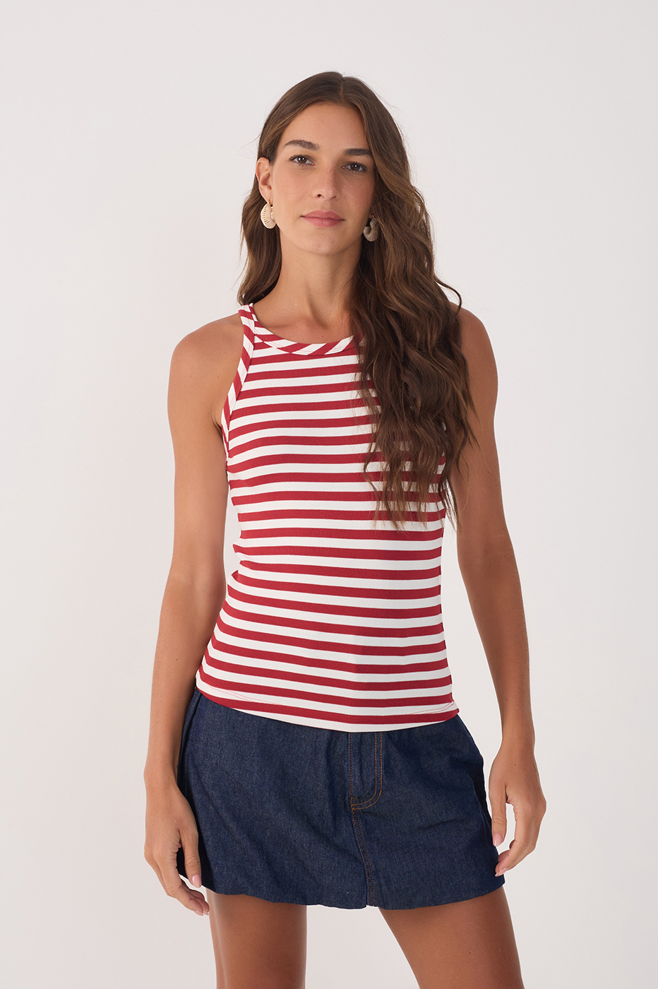 Listra Entardecer Print Top