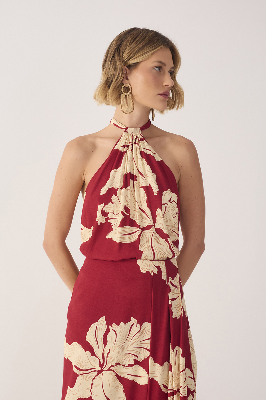 Petala Vermelha Print Blouse