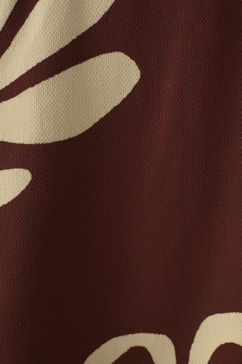 Brown Mares One-Shoulder Asymmetrical Blouse