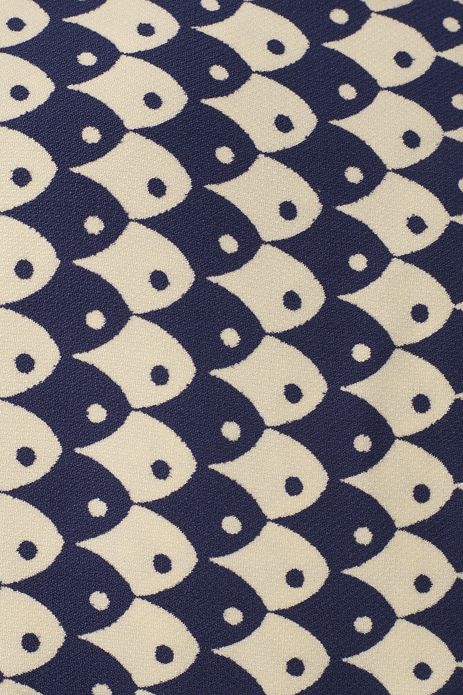 Blue Escama Collared Buttoned Shirt
