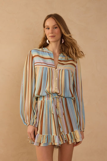 Listra C¨¦u Print Lurex Tunic