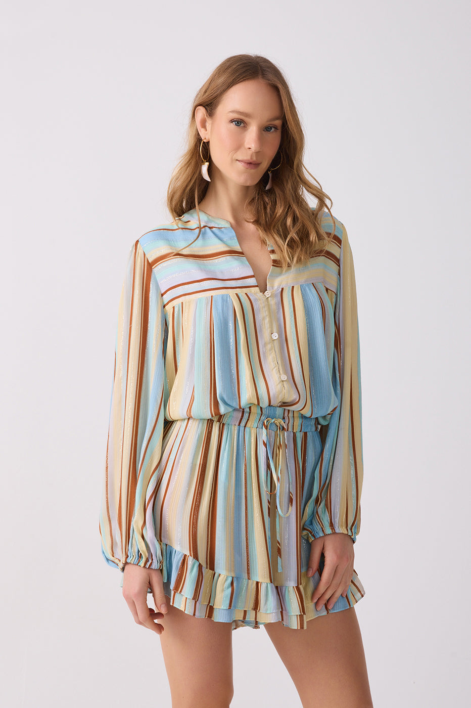 Listra C¨¦u Print Lurex Tunic