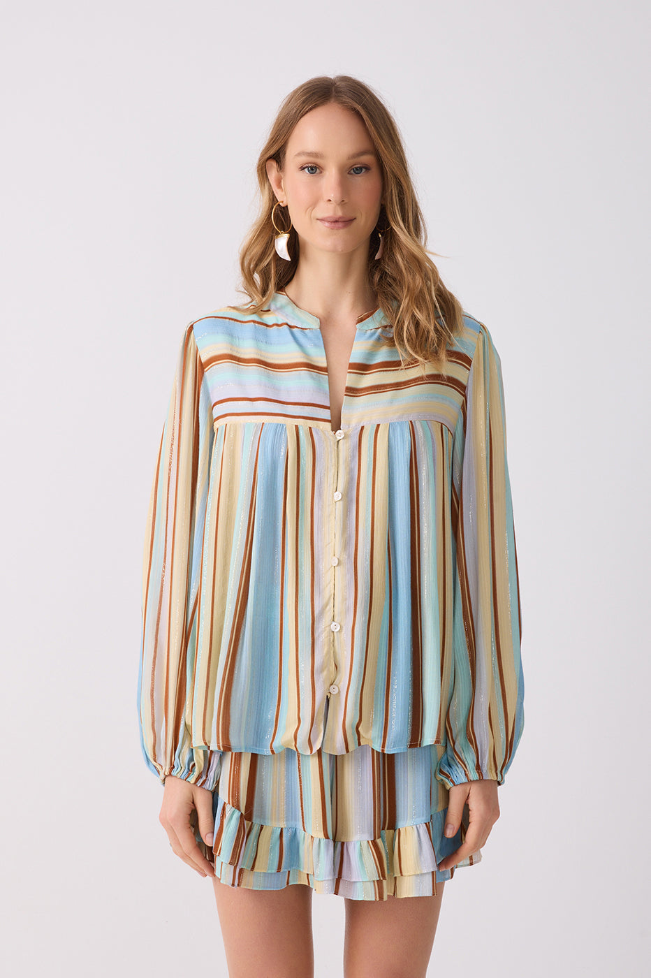 Listra C¨¦u Print Lurex Tunic