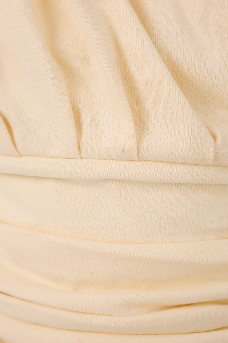Beige One-Shoulder Blouse