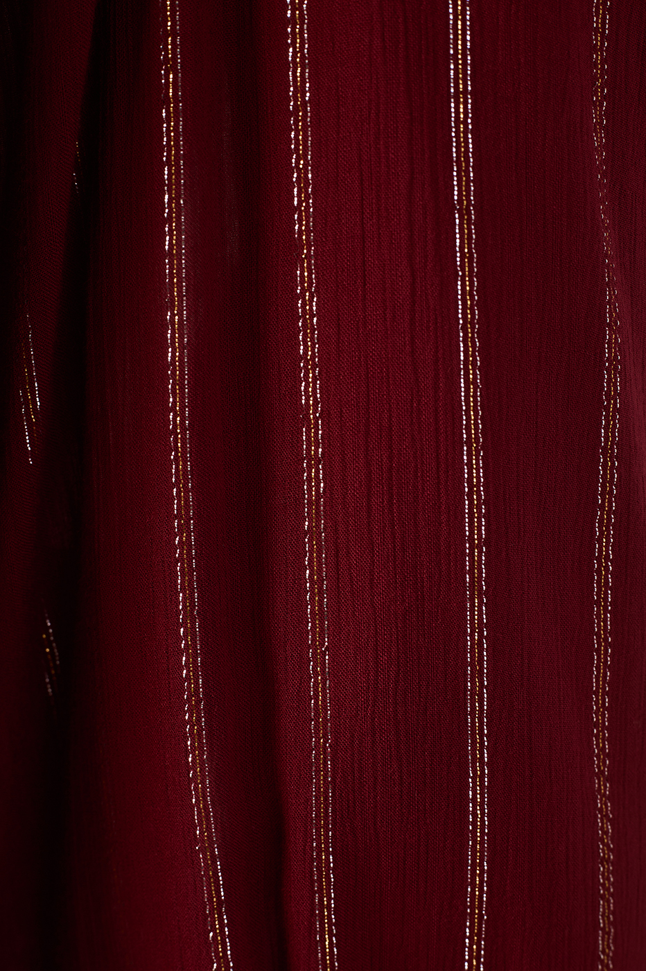 Wine Bossa Lurex  Blouse