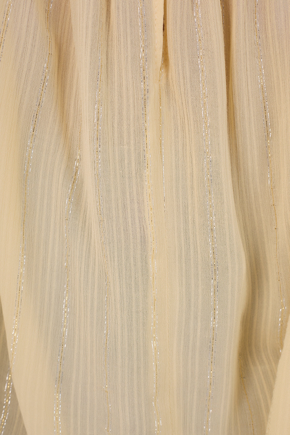 Lurex Yoke Neckline Top