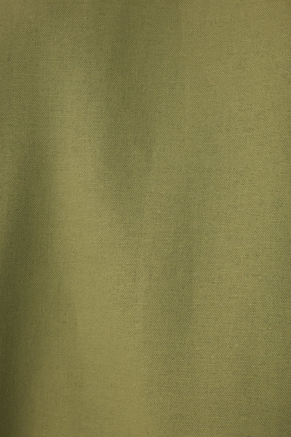 Green Crew Neck Sleeveless Linen Blouse