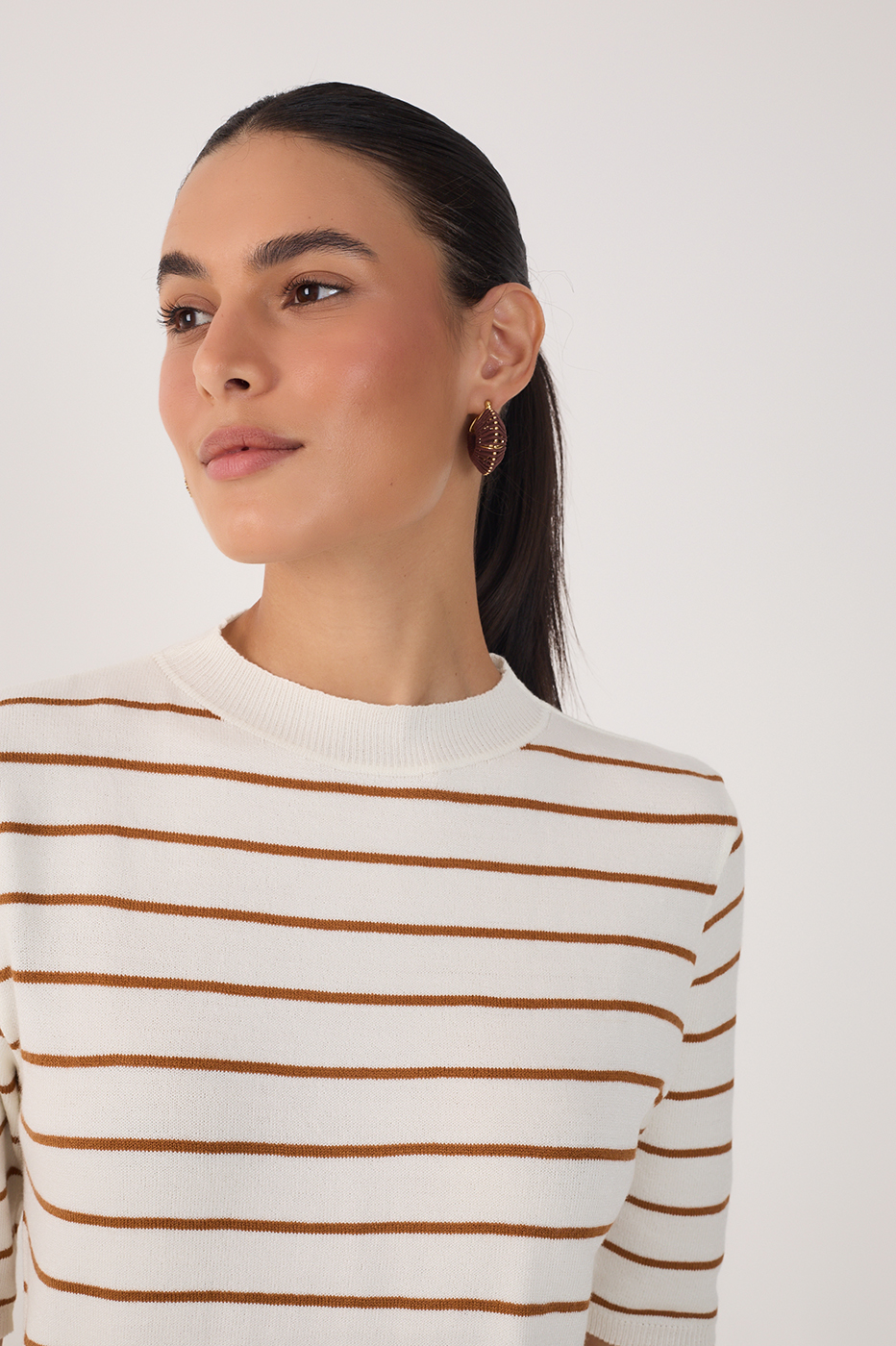 Knit Sleeve Short Top