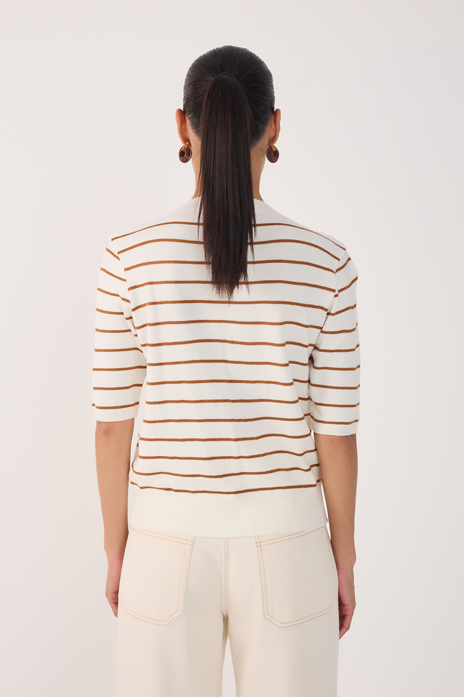 Knit Sleeve Short Top
