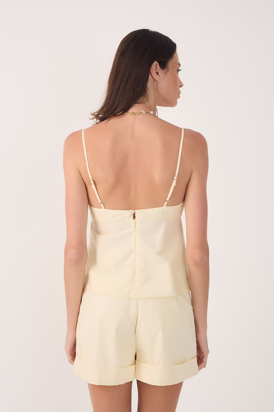 Cotton Cut Bust Blouse