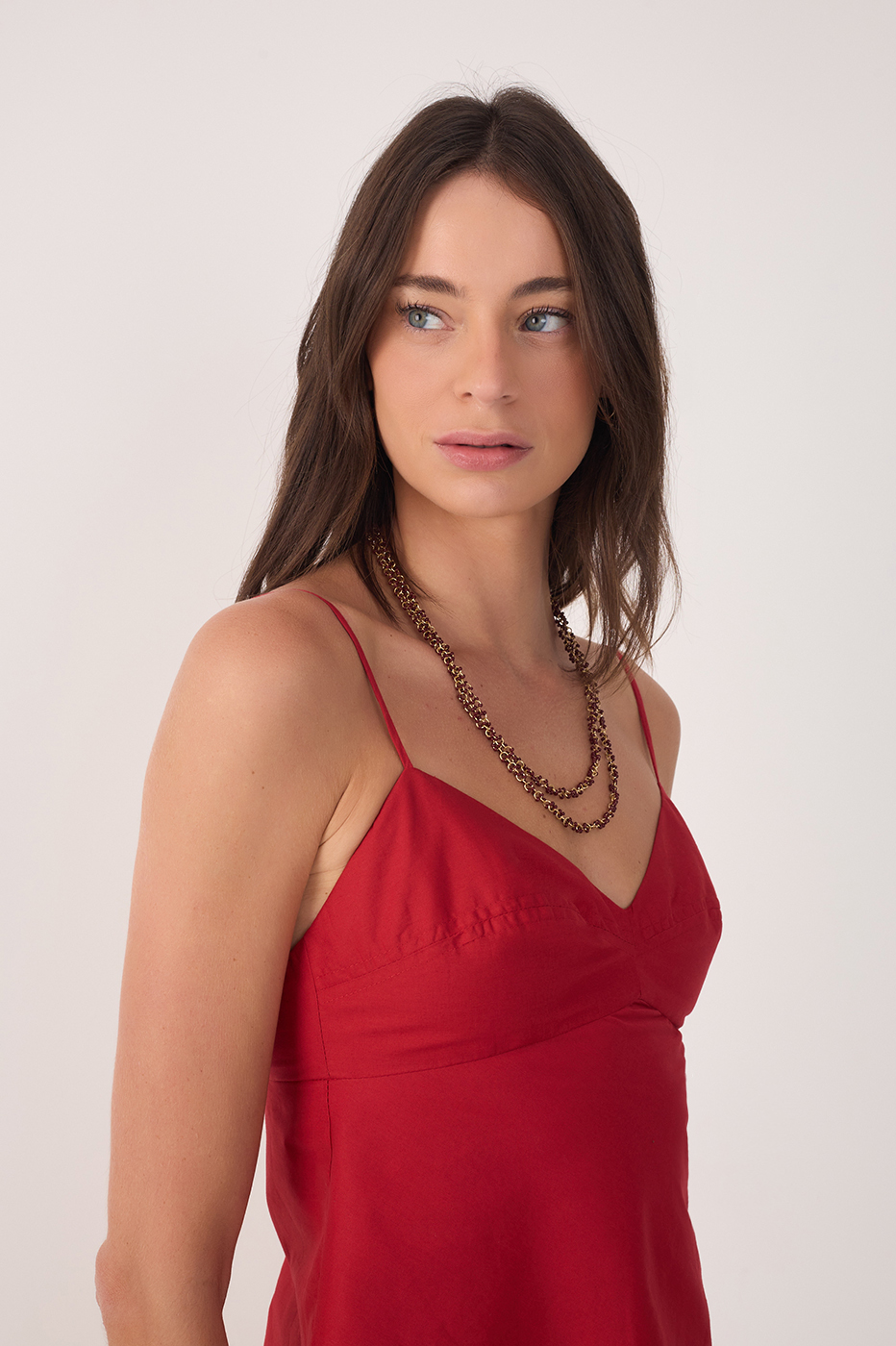 Cotton Cut Bust Blouse