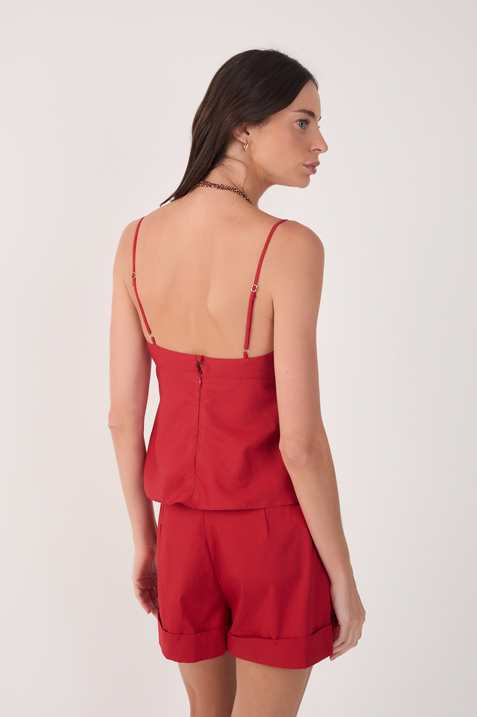 Cotton Cut Bust Blouse