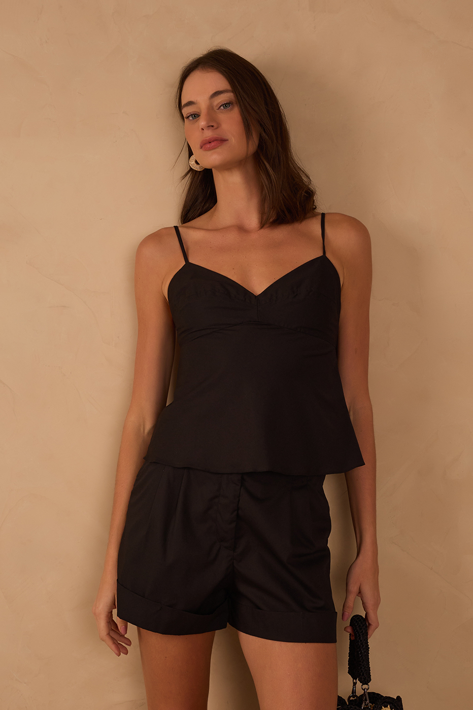 Cotton Cut Bust Blouse