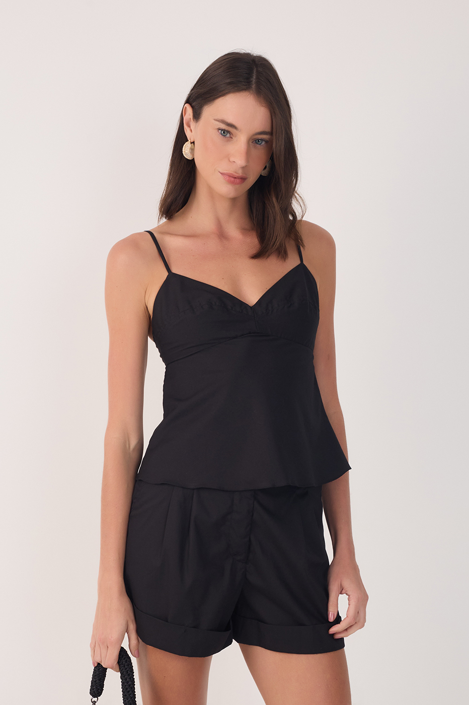 Cotton Cut Bust Blouse