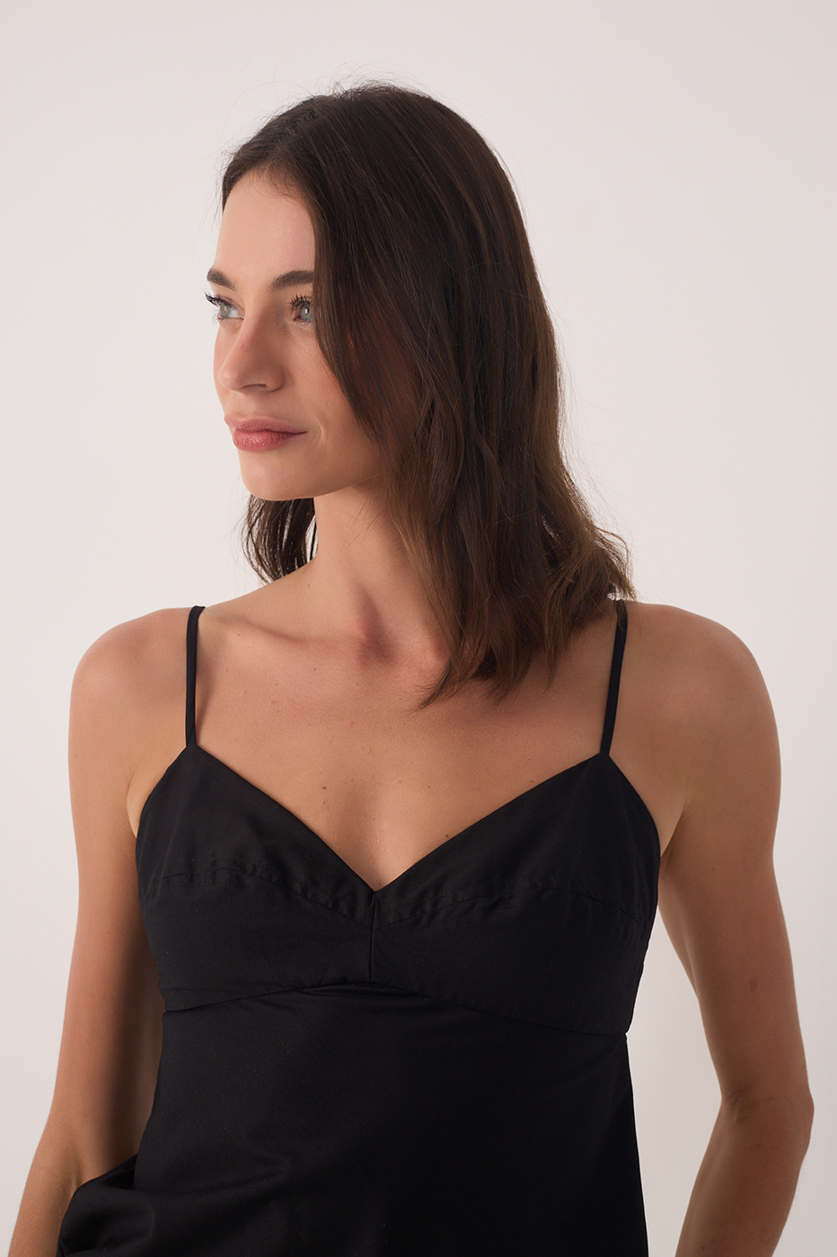 Cotton Cut Bust Blouse