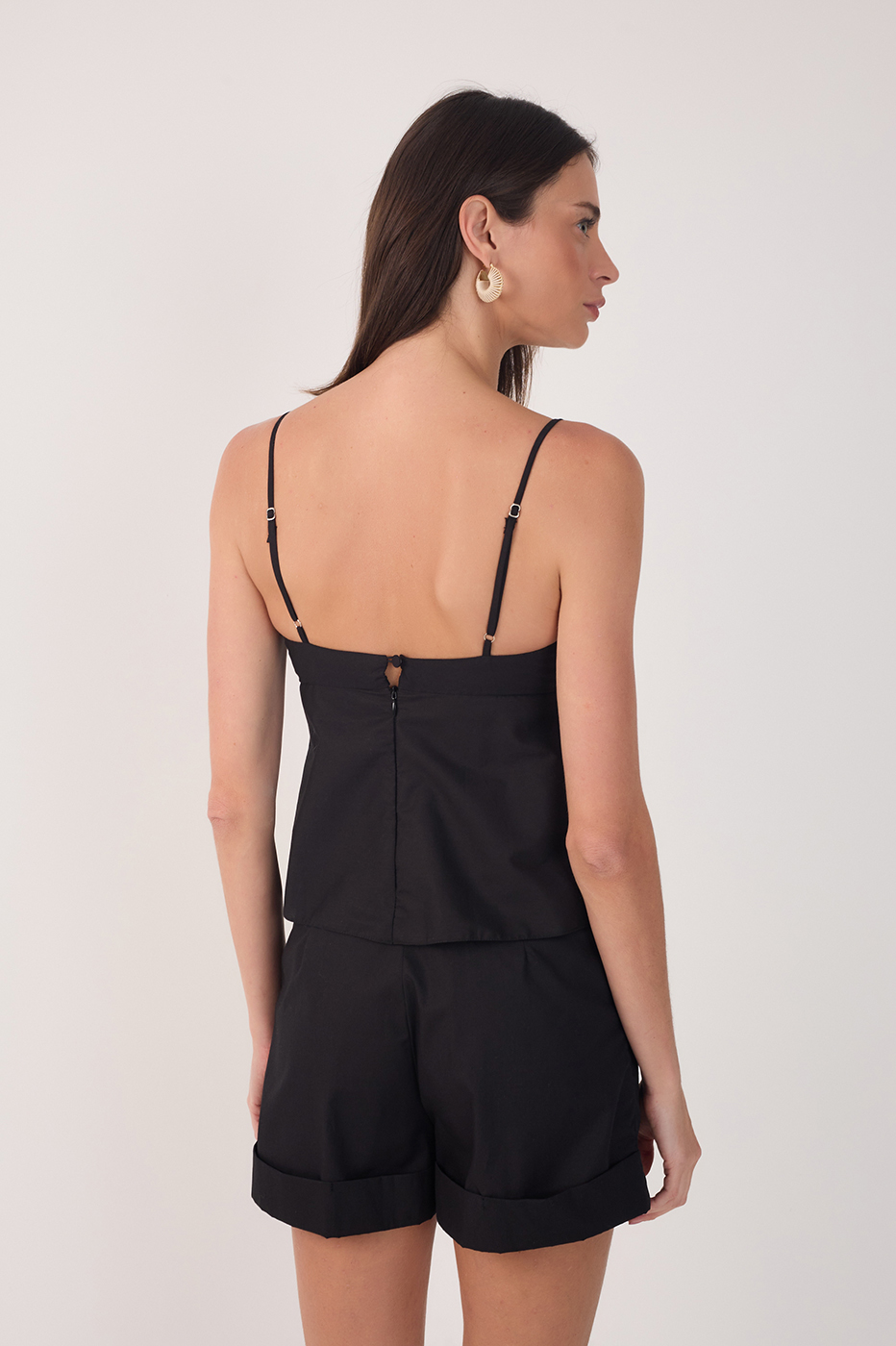 Cotton Cut Bust Blouse