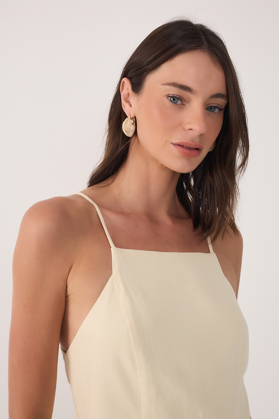Linen B&W Blouse