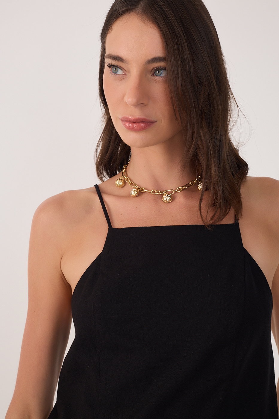 Linen B&W Blouse