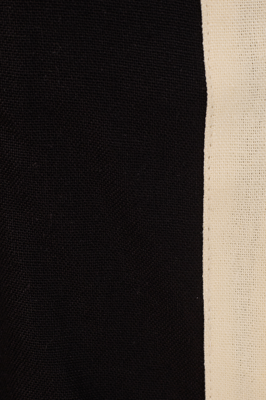 Linen B&W Blouse