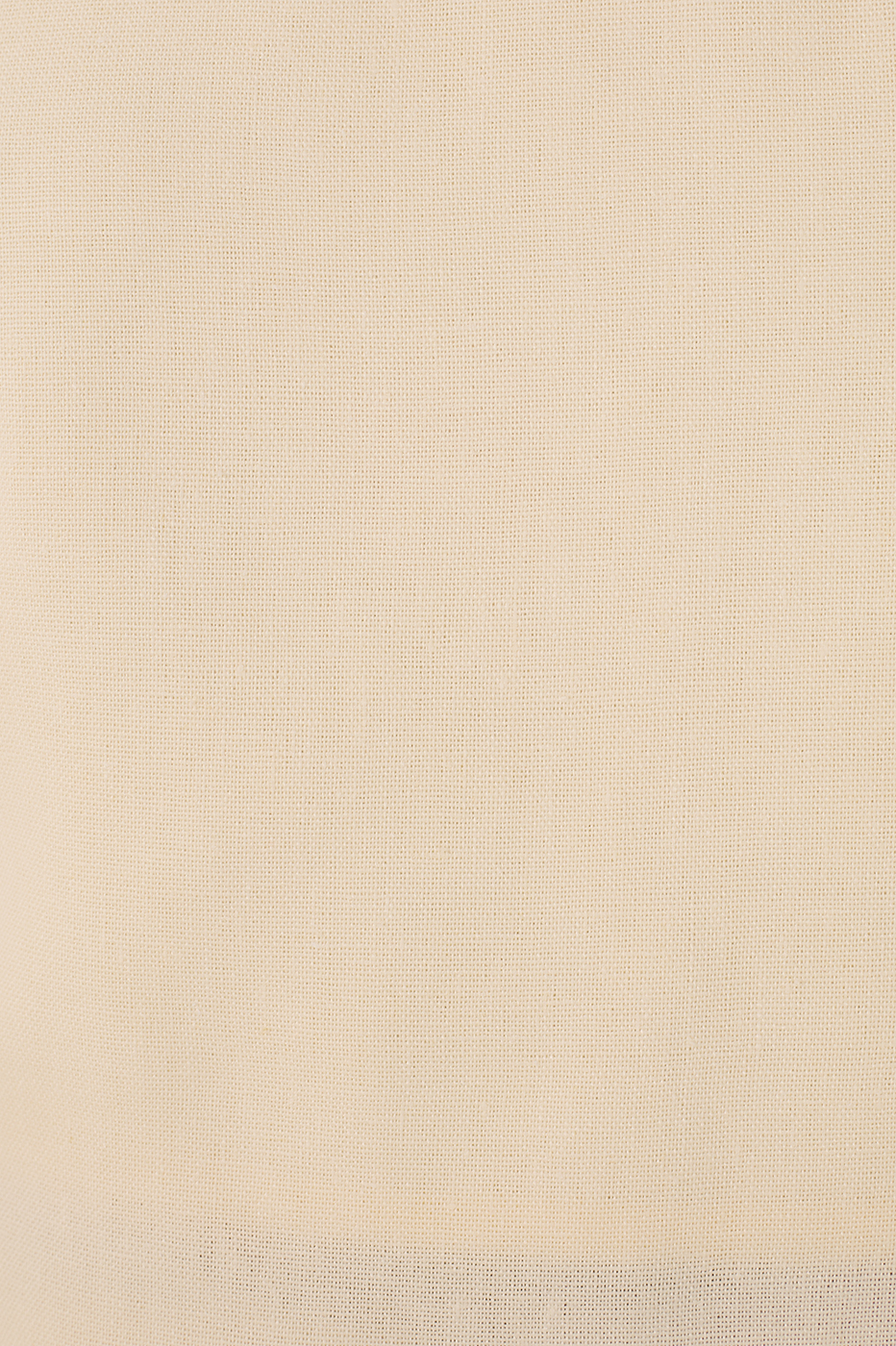 Beige Square Neck Knot Ties Linen Blouse