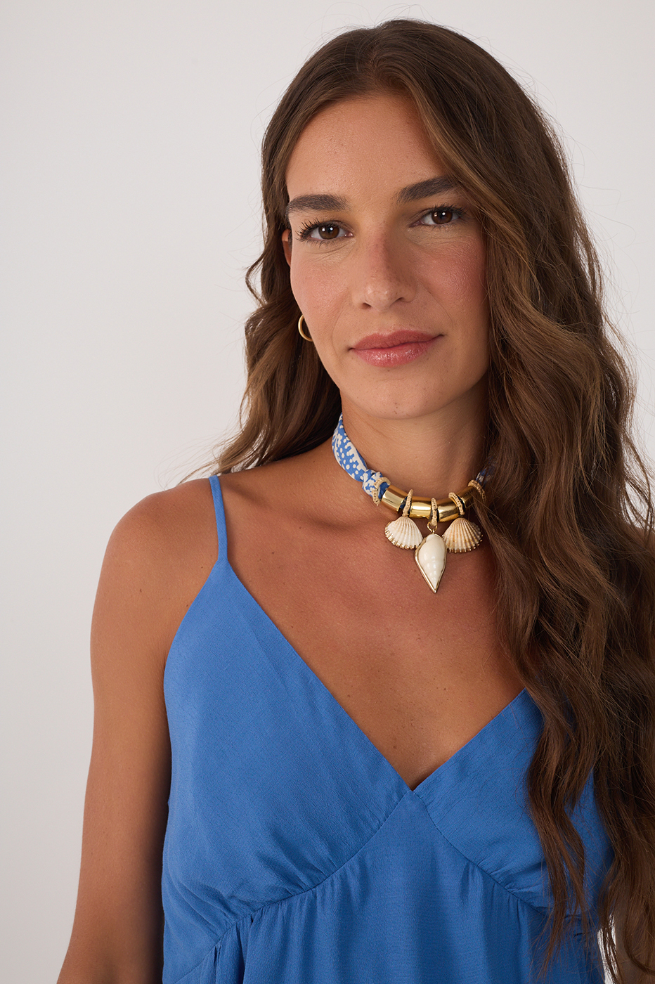Crepe Cut Out Bust Top