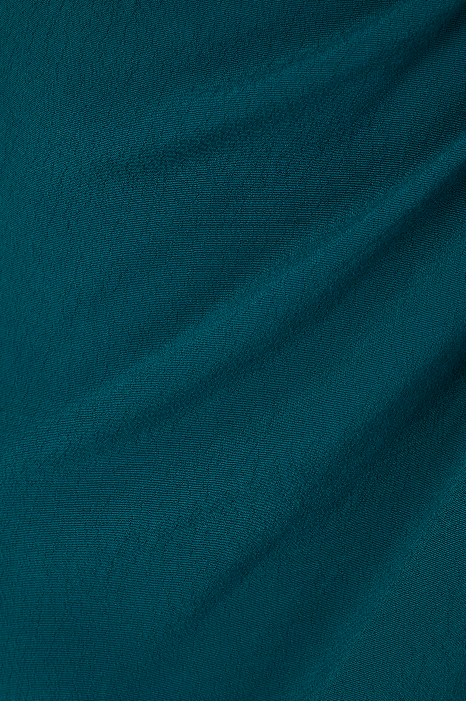 Green Halter Neck Ruched Crepe Blouse