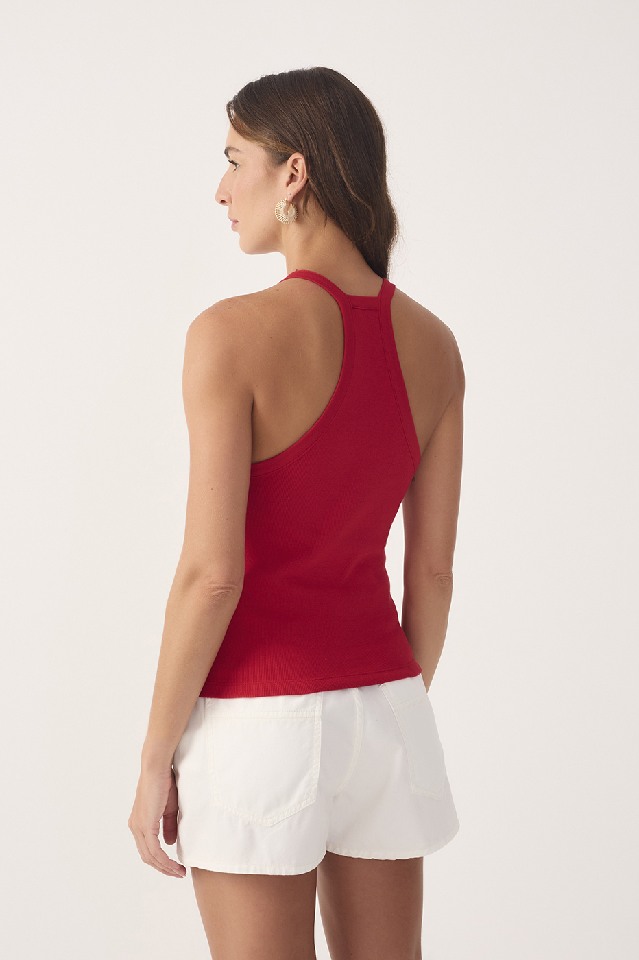 Embroidered Ocean Tank Top