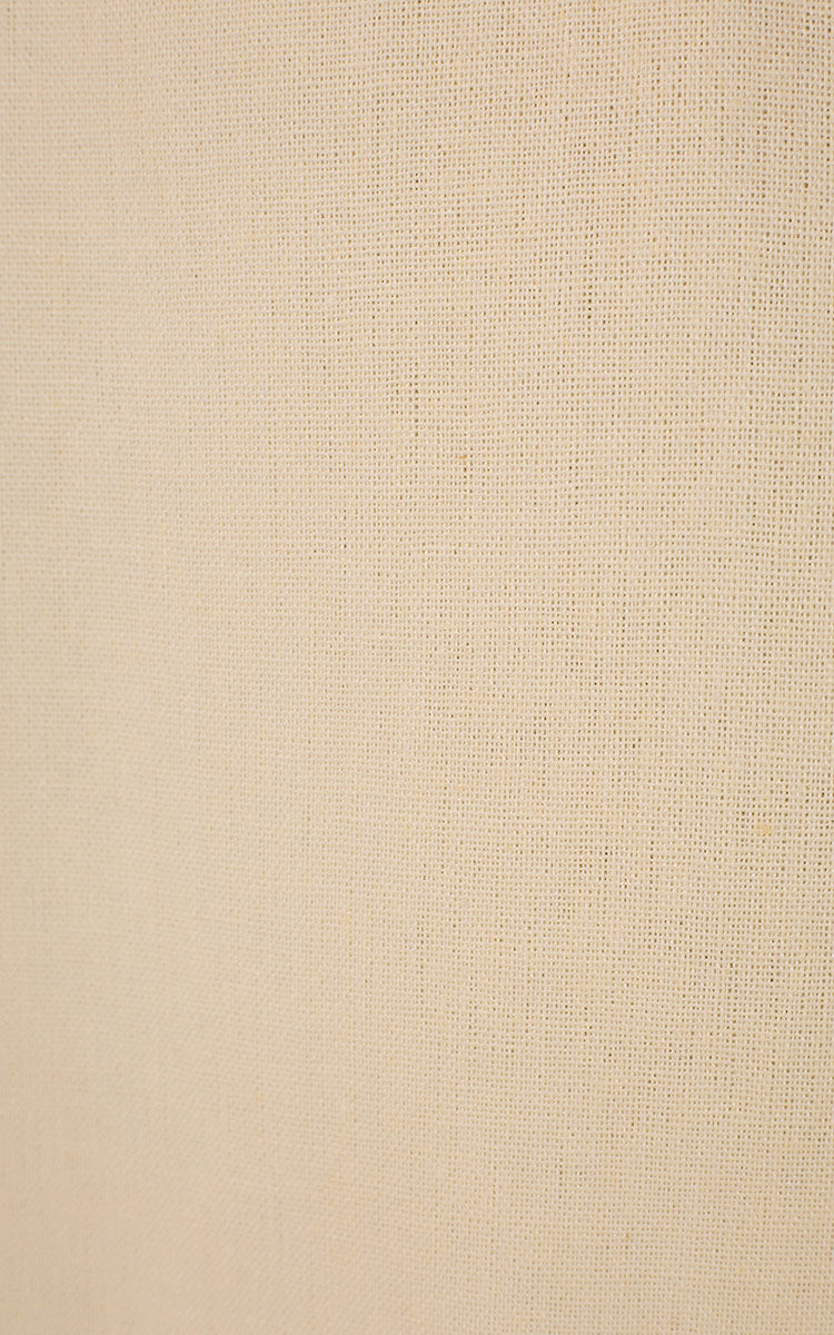 Beige V Neck Sleeveless Linen Blouse
