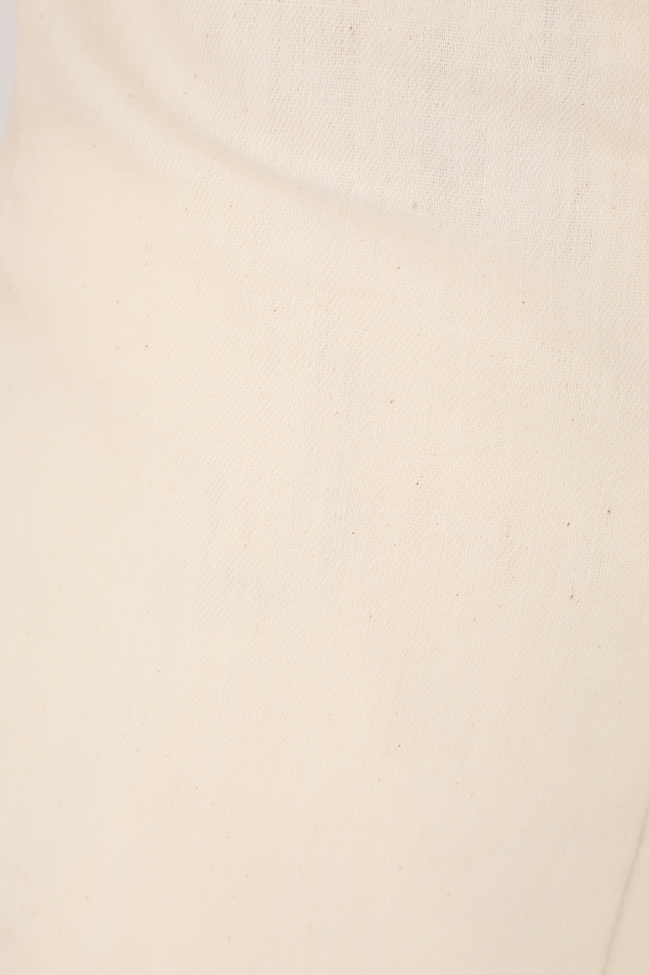 Topstitched Linen Twill Blouse